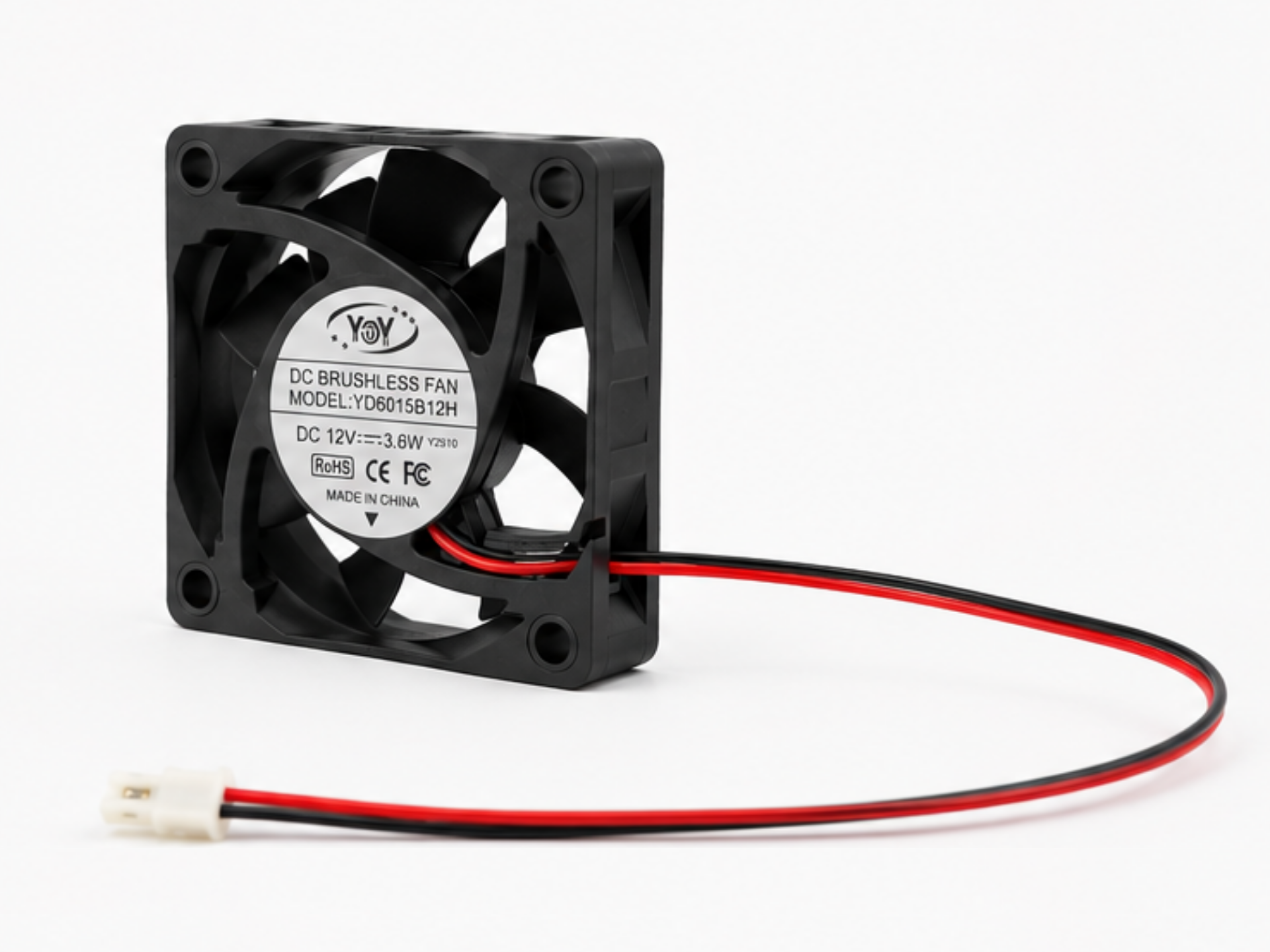 Yoy DC Brushless Fan 12V 3.6W - 6x6x1.5cm gallery thumbnail 2